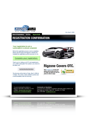 OTC Registration Confirmation